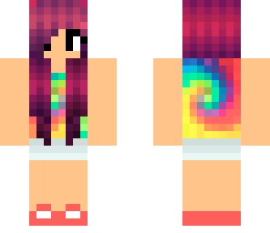 tie dye girl