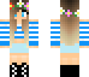 blue girl