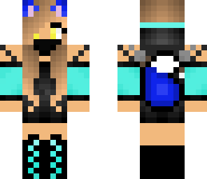blue fox ninja girl