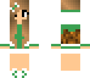 cute dirt block girl