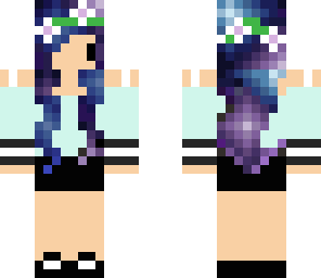galaxy haired girl
