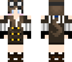 steampunk ponytail girl