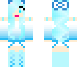 edited ice wolf girl