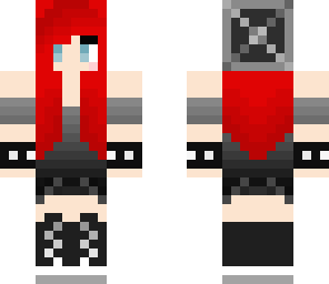 changed hair color of punk girl