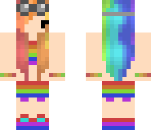chibi rainbow girl