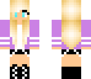 cute purple girl