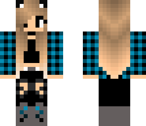 choker girl blue