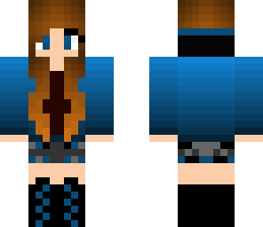 blue jacket girl