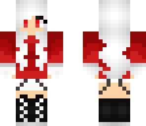 White Hair Red Eyes Minecraft Skins