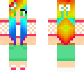 rainbow girl