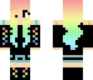 edited rainbow girl