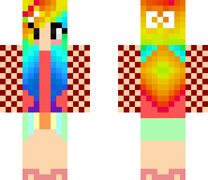 sexy hot rainbow girl