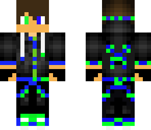 blue and green kid