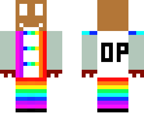 rainbow gingerbread man