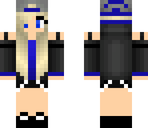 blue girl