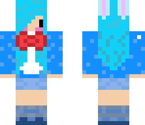blue bunny girl