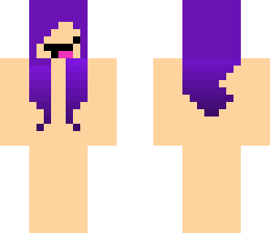 purple haired skin base