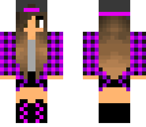 cute magenta girl
