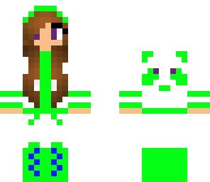 green panda