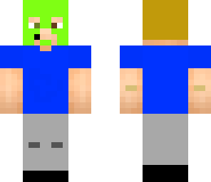 me in real life with creeper mask