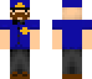 police officer with a mustache