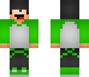 nickinagreenwhiteshirt
