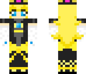 black and yellow peach
