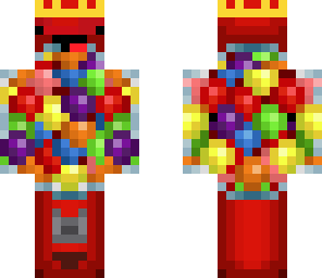 gumball machine with crown