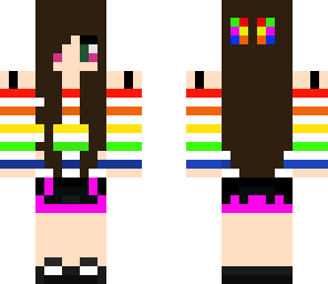 cute rainbow girl