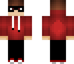 red hoodie