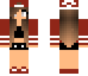 red tomboy with crop top