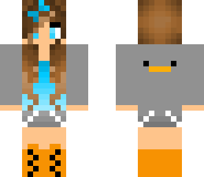 penguin girl with jacket
