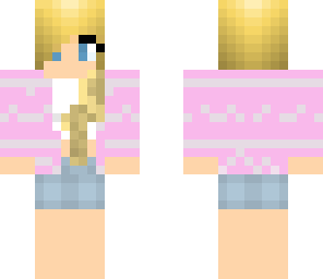 girly blond girl