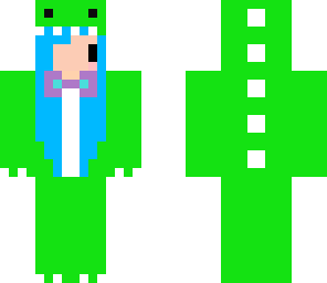 lime dino girl