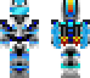 blue soldier with jet pack v two