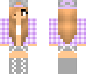 purple plaid tomboy