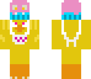 chica holding carl the cupcake