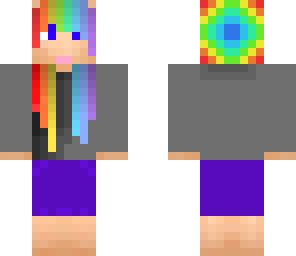 rainbow girl