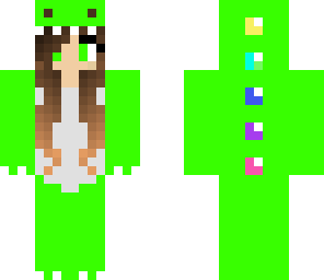 green dino girl