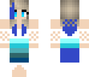 coustem blue girl