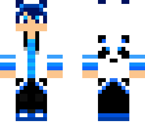 blue panda