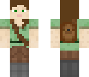 alex backpack with brown hair