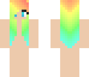 rainbow hair base