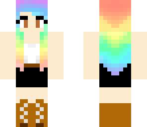 rainbow girl