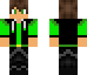 green cute guy