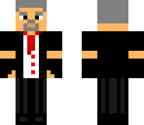 professor in suit with gloves
