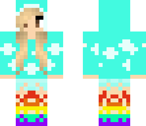rainbow girl