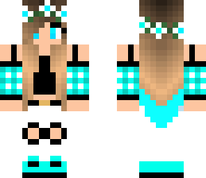 cute flannel girl blue fixed