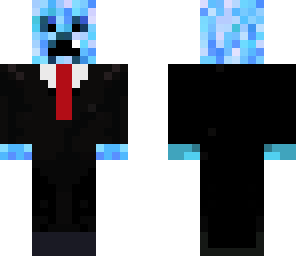 blue creeper whit a mic