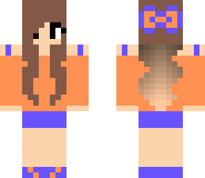 purple-orange girl